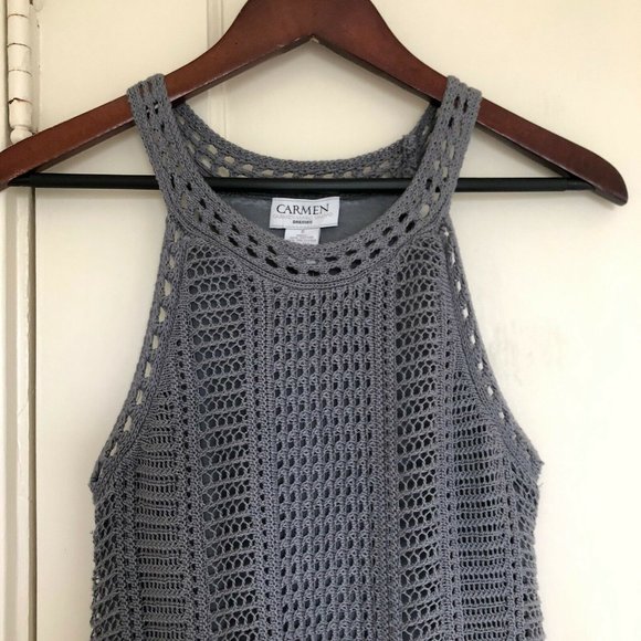 Carmen Marc Valvo Crochet Dress - Picture 4 of 7